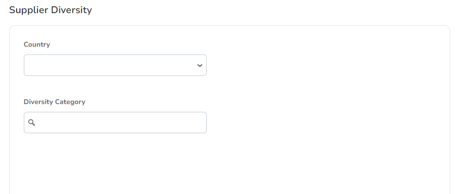 Screenshot of supplier information form on the Coupa Supplier Portal.